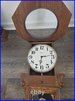 Howard Miller Clock Wall Mount Westminster Chime 612-477 Vintage