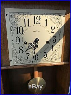 Howard Miller Clock Westminster Mantel Chime 613-108 Sandringham With Key Works Y5