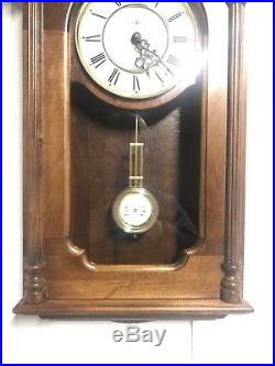 Howard Miller Danwood Wall Clock 612-697 Westminster Chime Cherry