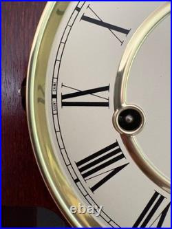 Howard Miller David Wall Clock (613-227) Handsome Cherry Case Key Wind So Cool