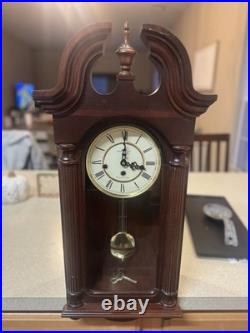 Howard Miller David Westminster Chime Wall Clock 620-234 Excellent Working
