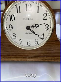Howard Miller Dual Chime Mantel Clock 630-108 Battery Operated