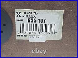 Howard Miller Dual Chime Mantel Clock 635-107