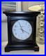 Howard Miller Duel Chime Mantel Clock In Black Coffee. Working