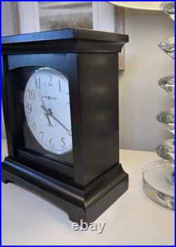 Howard Miller Duel Chime Mantel Clock In Black Coffee. Working