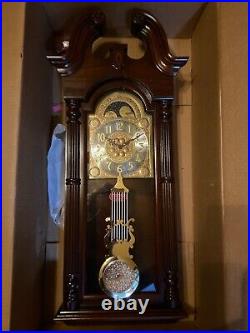 Howard Miller Everett Pendulum Wall Clock 620226 Windsor Cherry