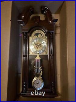 Howard Miller Everett Pendulum Wall Clock 620226 Windsor Cherry