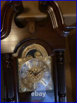 Howard Miller Everett Pendulum Wall Clock 620226 Windsor Cherry