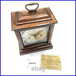 Howard Miller Graham Bracket Chime Mantel Clock With Key & Manual 612-437