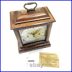 Howard Miller Graham Bracket Chime Mantel Clock With Key & Manual 612-437