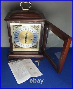 Howard Miller Graham Bracket Chime Mantel Clock With Key & Manual 612-437