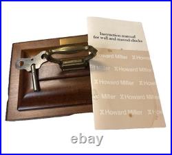 Howard Miller Graham Bracket Mantel Clock 612-437 German Movement Chimes and Key