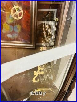 Howard Miller Grandfather Clock Langston model, Windsor Cherry finish