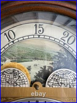 Howard Miller Grandfather Clock Model 4808 with155 Triple Chime Movement 1970s