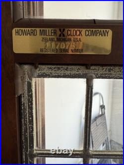 Howard Miller Grandfather Clock Model 4808 with155 Triple Chime Movement 1970s