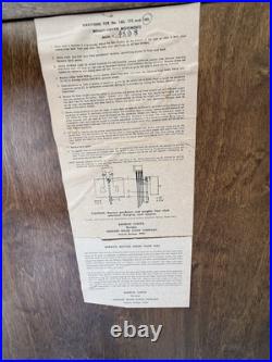 Howard Miller Grandfather Clock Model 4808 with155 Triple Chime Movement 1970s