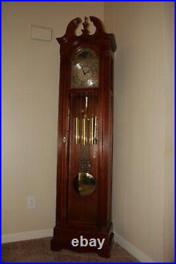 Howard Miller Grandfather Clock. WITH MOON DIAL