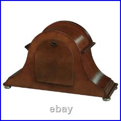 Howard Miller Grant Mantel Clock 630-181 Wood Brass Cherry Finish Quartz New Nib