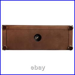 Howard Miller Grant Mantel Clock 630-181 Wood Brass Cherry Finish Quartz New Nib