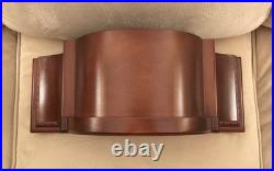 Howard Miller Grant Mantel Clock 630-181 Wood Brass Cherry Finish Quartz New Nib