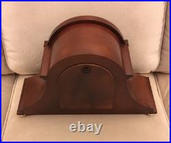 Howard Miller Grant Mantel Clock 630-181 Wood Brass Cherry Finish Quartz New Nib
