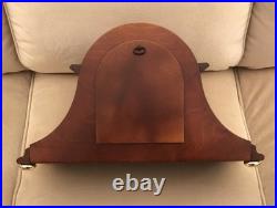 Howard Miller Grant Mantel Clock 630-181 Wood Brass Cherry Finish Quartz New Nib