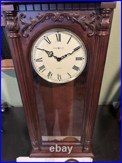 Howard Miller Greer Chiming Wall Clock 625-352 Hampton Cherry BRAND NEW