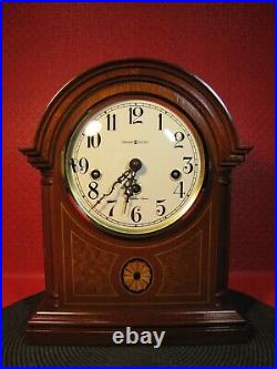 Howard Miller Hermle Barrister Mantle Clock Westminster Chime Key Wind, Works