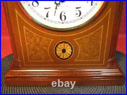 Howard Miller Hermle Barrister Mantle Clock Westminster Chime Key Wind, Works