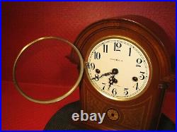 Howard Miller Hermle Barrister Mantle Clock Westminster Chime Key Wind, Works