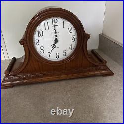 Howard Miller Hillsborough Quartz Mantel Clock 630-152 Dual Chime Oak Yorkshire