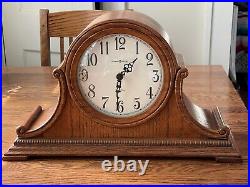 Howard Miller Hillsborough Quartz Mantel Clock 630-152 Dual Chime Oak Yorkshire