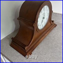 Howard Miller Hillsborough Quartz Mantel Clock 630-152 Dual Chime Oak Yorkshire