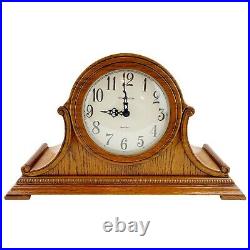Howard Miller Hillsborough Quartz Mantel Clock 630-152 Dual Chime Yorkshire Oak