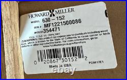 Howard Miller Hillsborough Quartz Mantel Clock Dual Chime (Original 100%)