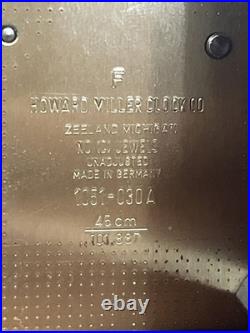 Howard Miller Jennison Quarter Hour Triple Chime/Three Melody Wall Clock 8-Day