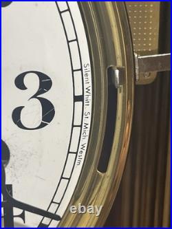 Howard Miller Jennison Quarter Hour Triple Chime/Three Melody Wall Clock 8-Day