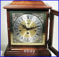 Howard Miller Key Wound Mantel Clock 612-437 Hermle 340-020 Westminster 1/4 Hour