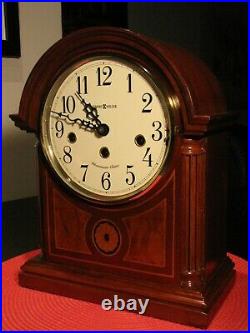 Howard Miller Kieninger Barrister Mantle Clock Westminster Chime Key Wind, Works