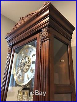 Howard Miller LOGAN Grandfather Clock 610-913 Beautiful 83 Tall Case Clock