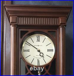 Howard Miller Lorna Mantel Clock 635170 Tuscany Cherry Antique Pendulum 22.5 H