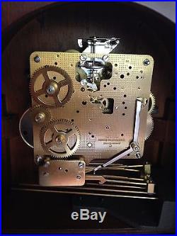Howard Miller Lucent Westminster Chime Mantel Clock, Key Wind Germany MVT MINT