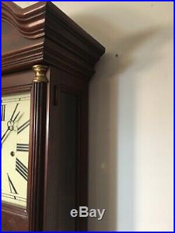 Howard Miller Mahogany Triple Chime Wall Clock Westminster St Michaels 612-224