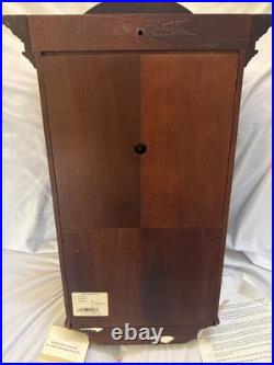 Howard Miller Mahogany Triple Chime Wall Clock Westminster St Michaels 612-224