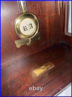 Howard Miller Mahogany Triple Chime Wall Clock Westminster St Michaels 612-224