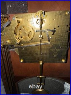 Howard Miller Mahogany Triple Chime Wall Clock Westminster St Michaels 612-224