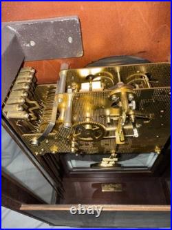 Howard Miller Mahogany Triple Chime Wall Clock Westminster St Michaels 612-224