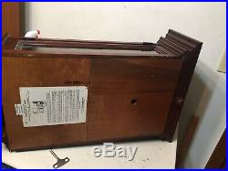 Howard Miller Mahogany Triple Chime Wall Clock Westminster St Michaels 612-224