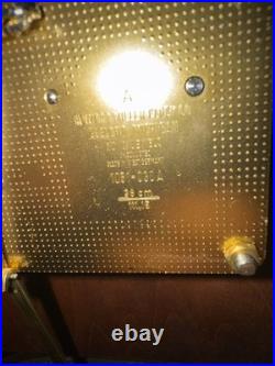 Howard Miller Mahogany Triple Chime Wall Clock Westminster St Michaels 612-224