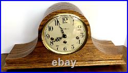 Howard Miller Mantel Clock 340-020 2 Jewels Germany Works Has Key 1990's